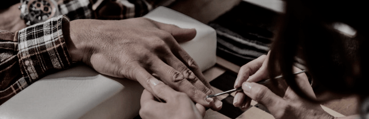 Manicure voor mannen amsterdam